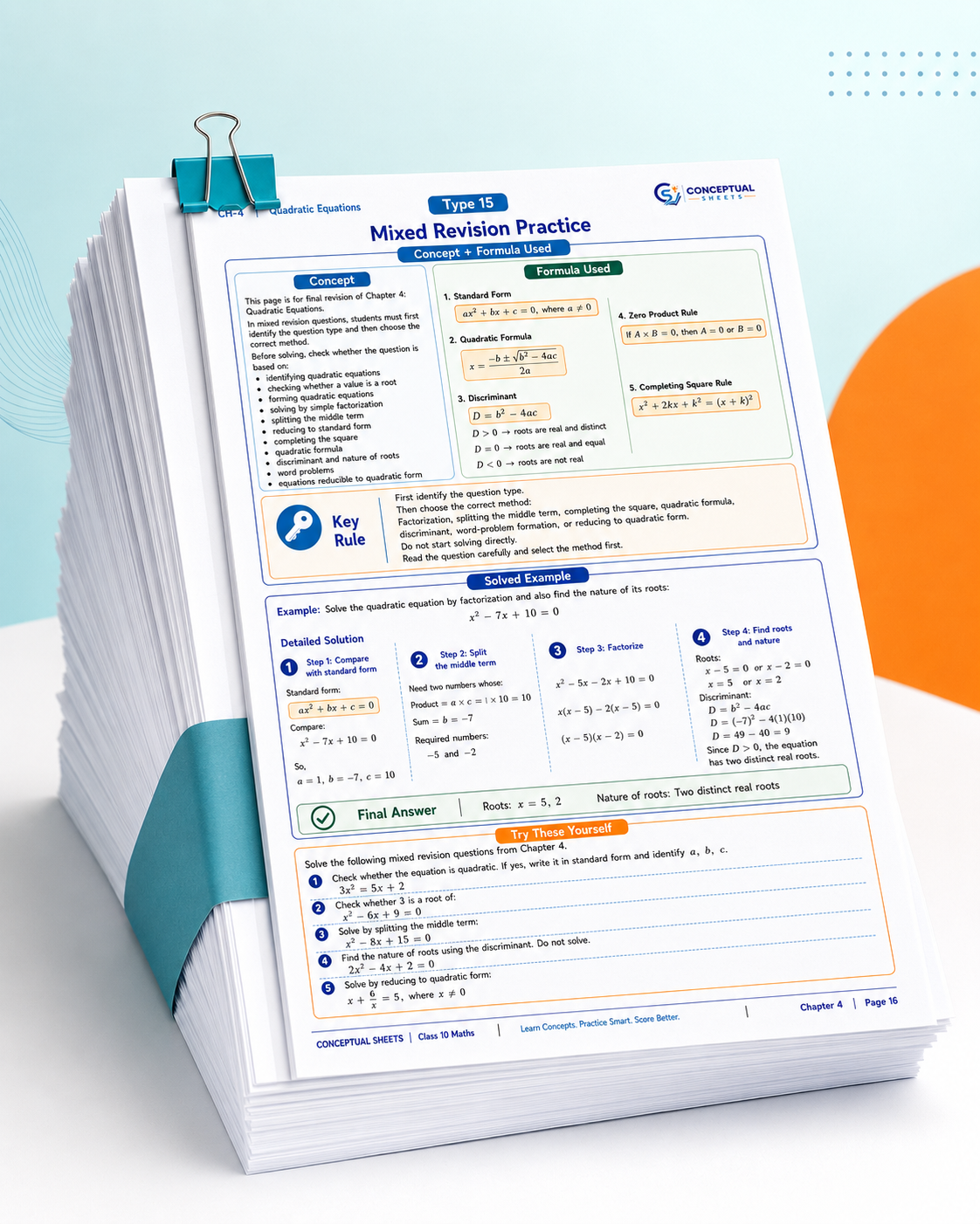 Maths Score Booster Workbook